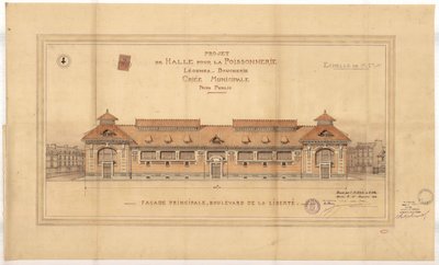 Central Market of Rennes by Emmanuel le Ray